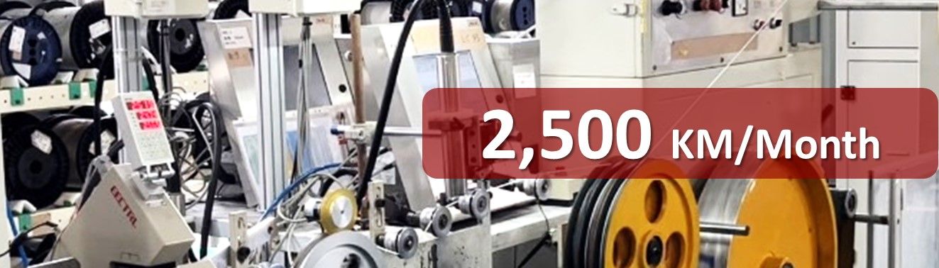 टीएए फाइबर केबल उत्पादन क्षमता